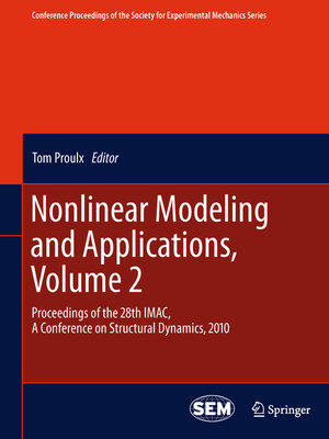 cover image of Nonlinear Modeling and Applications, Volume 2